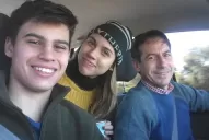 La última foto de Luis Naidenoff con su hijo en el Día del Padre