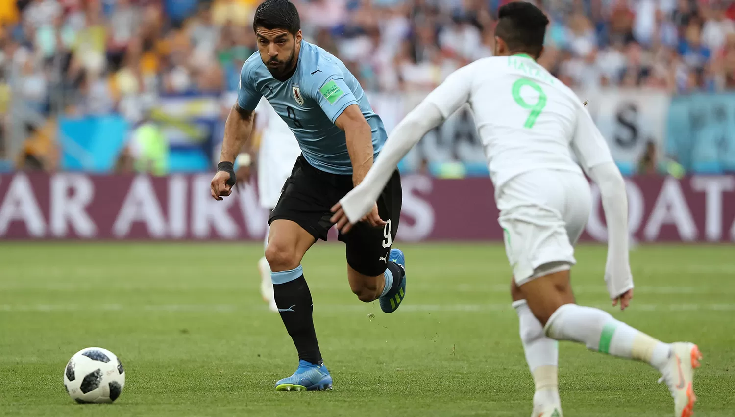 GOLEADOR. Suárez le dio el triunfo a Uruguay. (REUTERS)