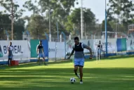 El primer día en Atlético, las mismas caras