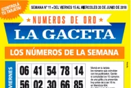 La grilla completa de los Números de Oro de LA GACETA: ¡el pozo acumulado es de $660.000!
