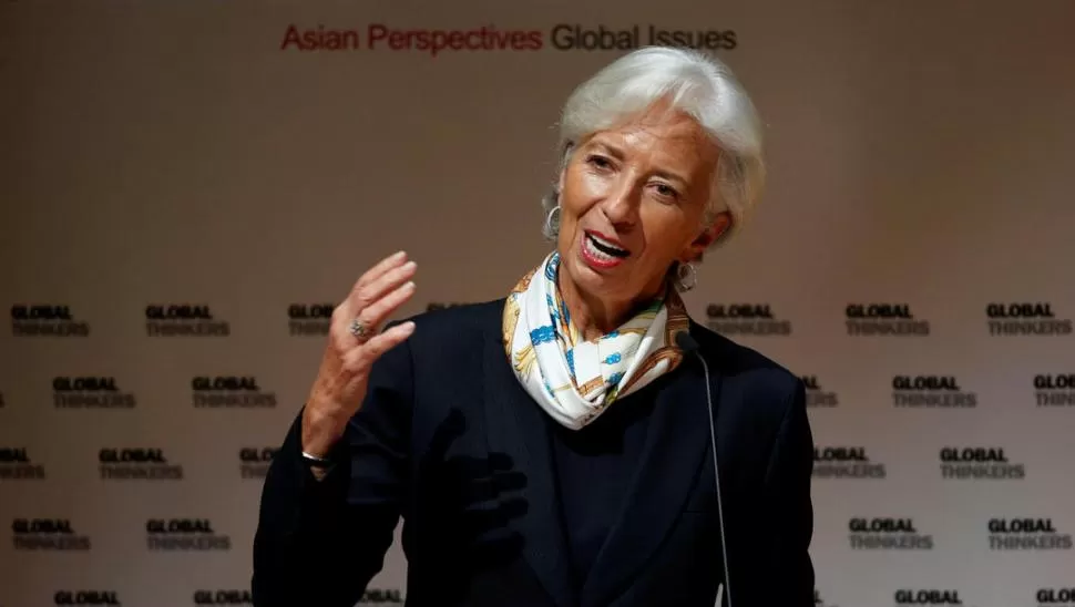 APROBACIÓN. Christine Lagarde dijo que el apoyo se hace “con humildad”. REUTERS (archivo)