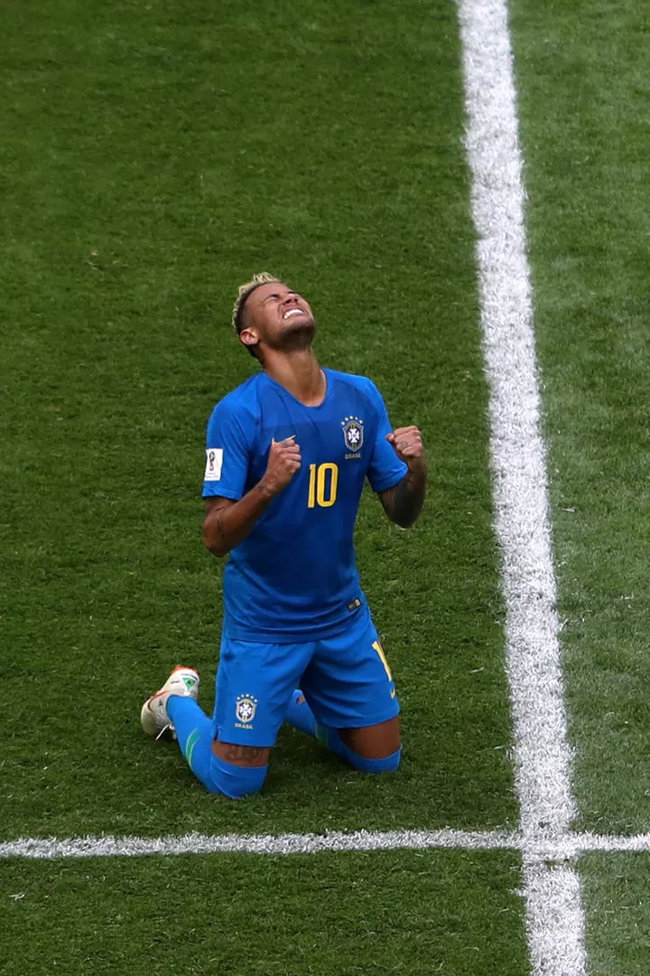 FINAL. Neymar lloró al final del cotejo. reuters