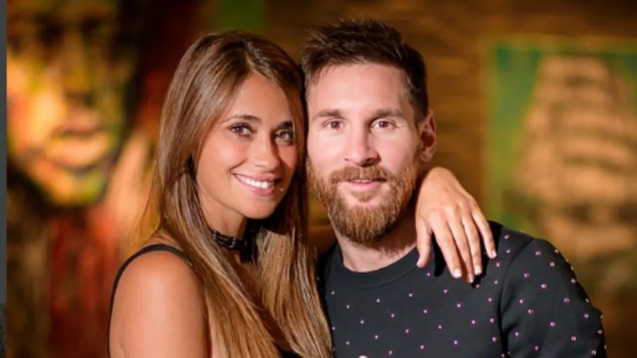 El festejo de Antonela Roccuzzo en las redes sociales, alentando a Messi