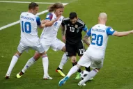 Cómo se definiría el pase octavos en caso de que Argentina e Islandia igualen en puntos