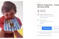 Pusieron a la venta un babero mágico para que Argentina le gane a Francia