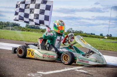 Gonzalo Escalera, único tucumano que corre el Karting Rotax en Brasil