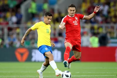 Brasil venció a Serbia y clasificó primero en su grupo