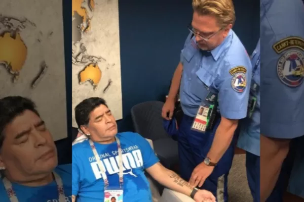 Qué dijo Maradona luego del susto por su descompensación