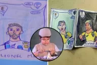 La emotiva historia del niño que no tenía plata para comprar figuritas y dibujó su propio álbum del Mundial