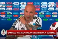 Messi ve cosas que sólo un genio puede verlas y otras frases de Sampaoli en conferencia de prensa