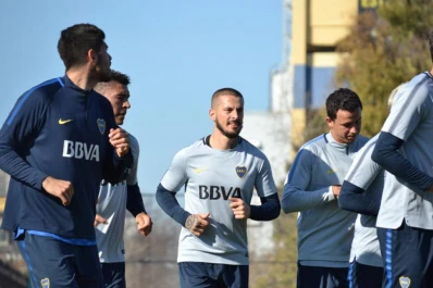 “Pipa” Benedetto volvió a entrenarse con el plantel