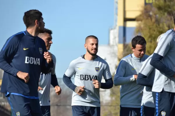 “Pipa” Benedetto volvió a entrenarse con el plantel