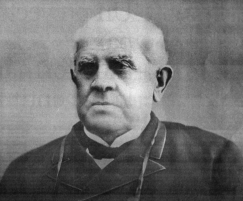 DOMINGO FAUSTINO SARMIENTO. Una de las últimas fotografías del prócer, que falleció en 1888 en Asunción del Paraguay. 