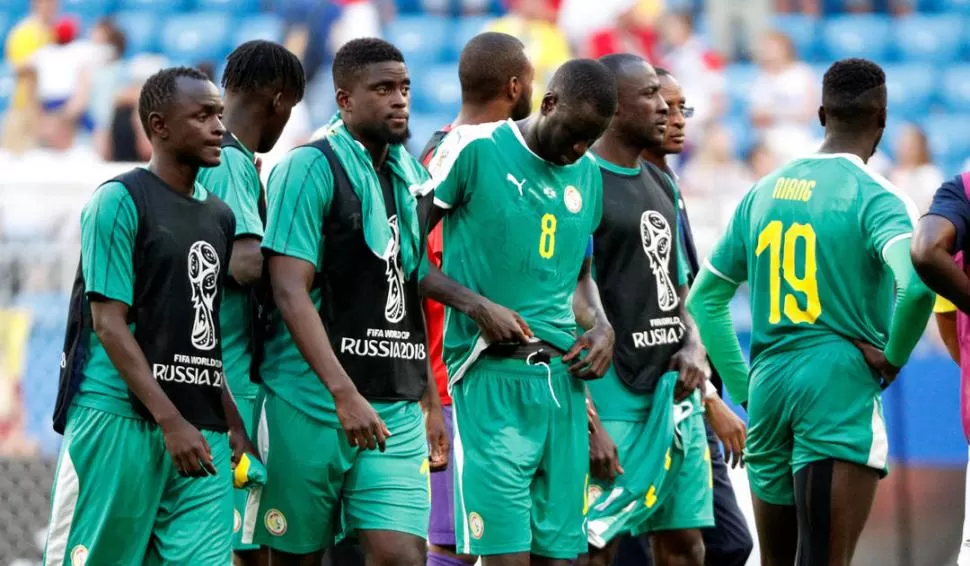 DESPEDIDA. Con Senegal se marchó la última esperanza del fútbol africano. reuters