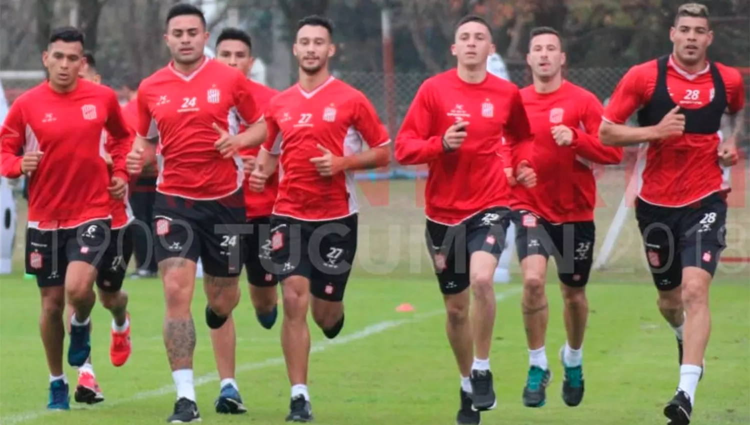 DE PRETEMPORADA. San Martín inició los entrenamientos pensando en la Superliga. (CASM OFICIAL)