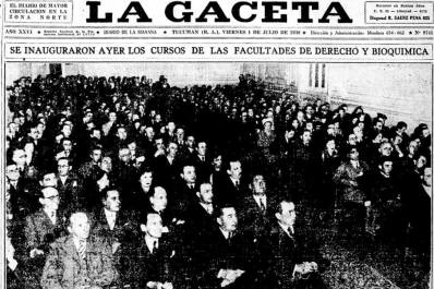 Hojeando el diario: Bioquímica y Derecho cumplen 80 años de vida