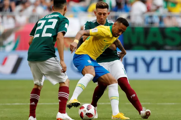 De la mano de Neymar, Brasil eliminó a México y avanzó a cuartos