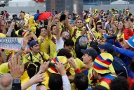 Los hinchas colombianos se ilusionan con un triunfo sobre Inglaterra