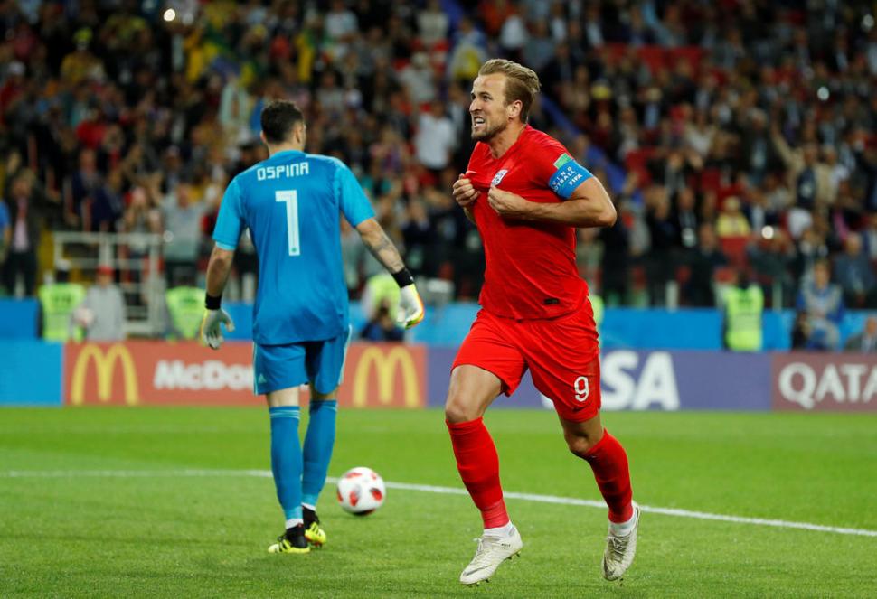 ARTILLERO. Inglaterra avanza con los goles de Harry Kane. Reuters.