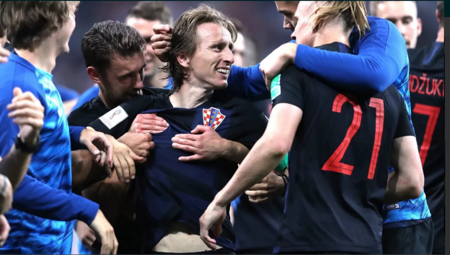 Croacia le ganó a Rusia por penales y es semifinalista