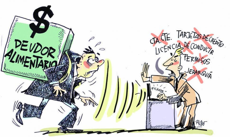 Aumentarán las restricciones para deudores de alimentos