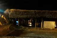 Disgusto en Simoca por el incendio en ranchos de la feria