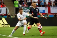 Croacia le dio vuelta el partido a Inglaterra y llegó a la final por primera vez en su historia