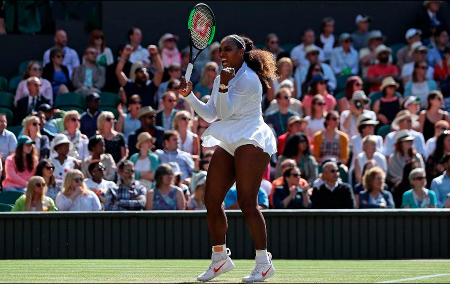 SERENA WILLIAMS. Una de las semifinalistas de Wimbledon. (ELINFORMADOR)
