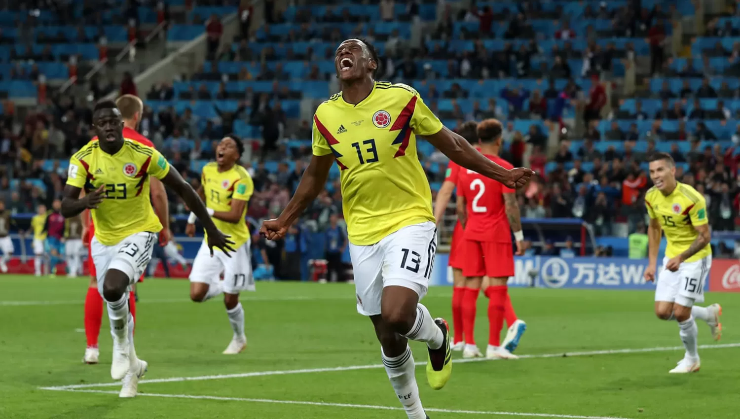 En el Mundial, Mina fue el goleador de la selección colombiana. En el blaugrana no encuentra lugar entre los titulares.
FOTO TOMADA DE ES.FIFA.COM