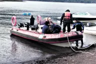 Sin indicios, la búsqueda de los Jiménez continuó en el dique El Cadillal