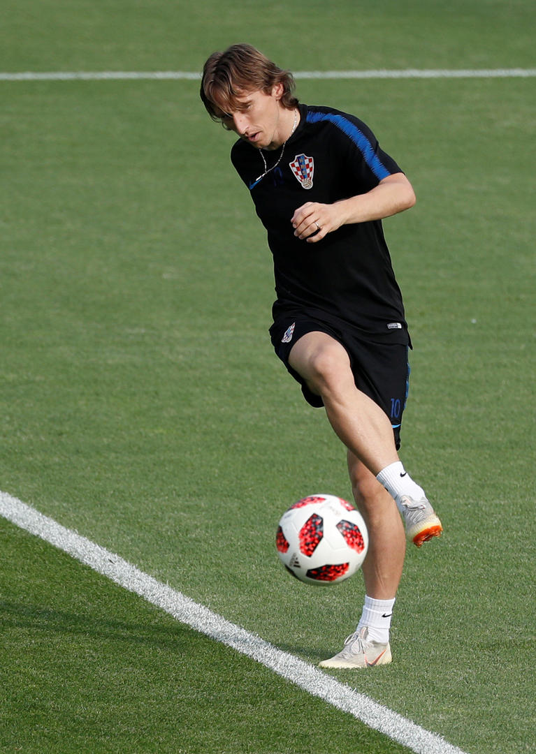 EL CEREBRO. El juego de Croacia nace en los pies de Luka Modric. reuters