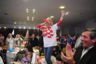 En Tucumán, los croatas festejaron como verdaderos campeones