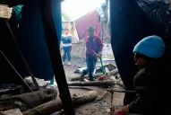 Nación y Provincia buscan soluciones para la familia que vive en una carpa