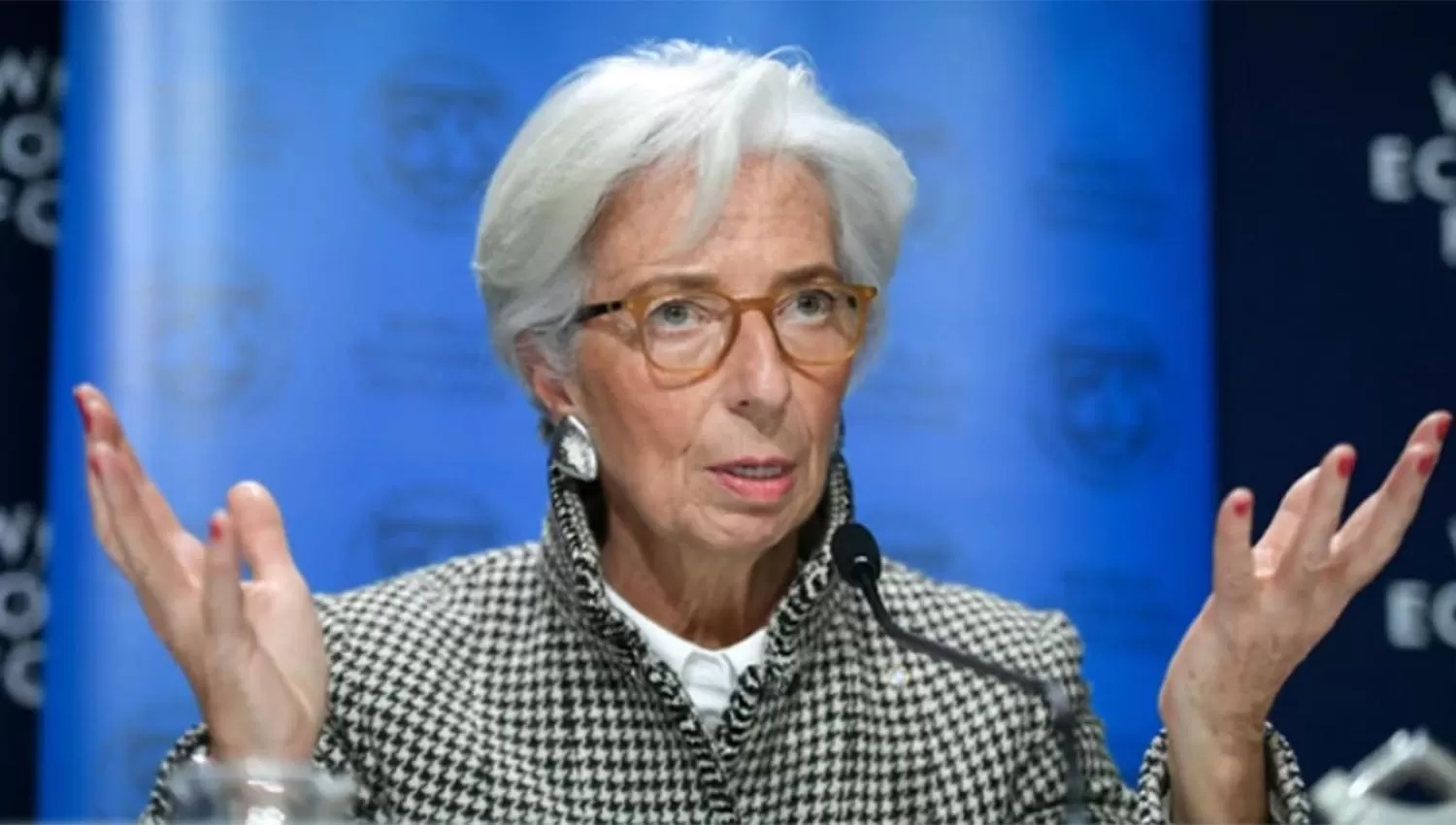 Christine Lagarde, directora del FMI. ARCHIVO