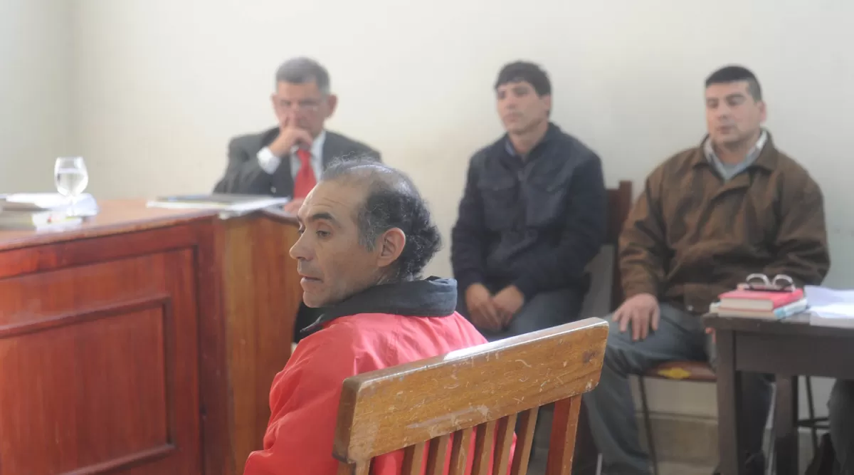 Martín Jiménez, en el juicio por el asesinato de su ex mujer, dando su testimonio como padre de cinco hijos que tuvo la pareja.