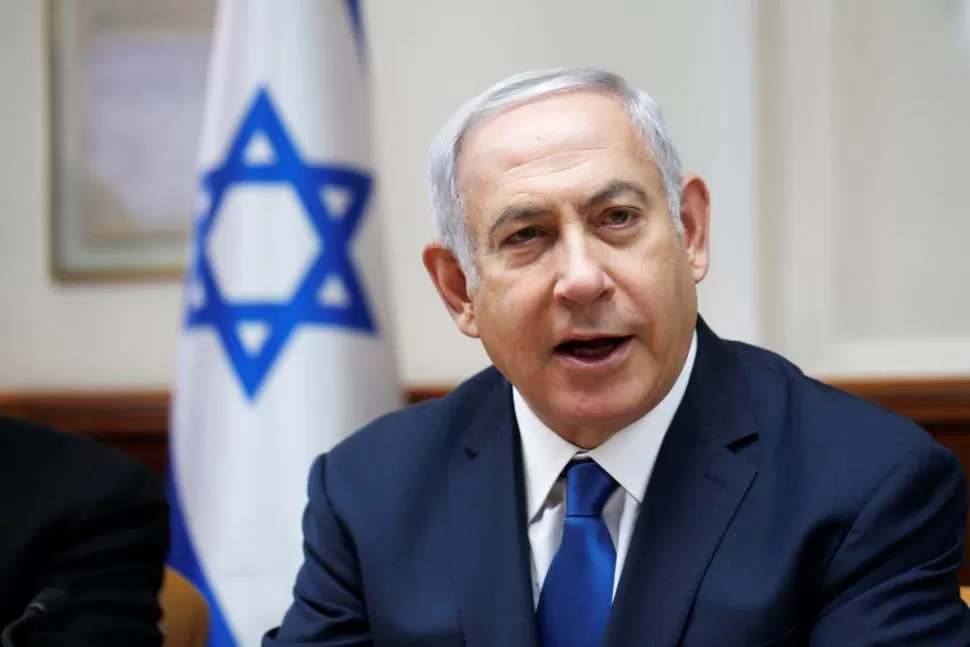 NETANYAHU. “Es un momento clave en la historia del sionismo”, dijo. reuters 