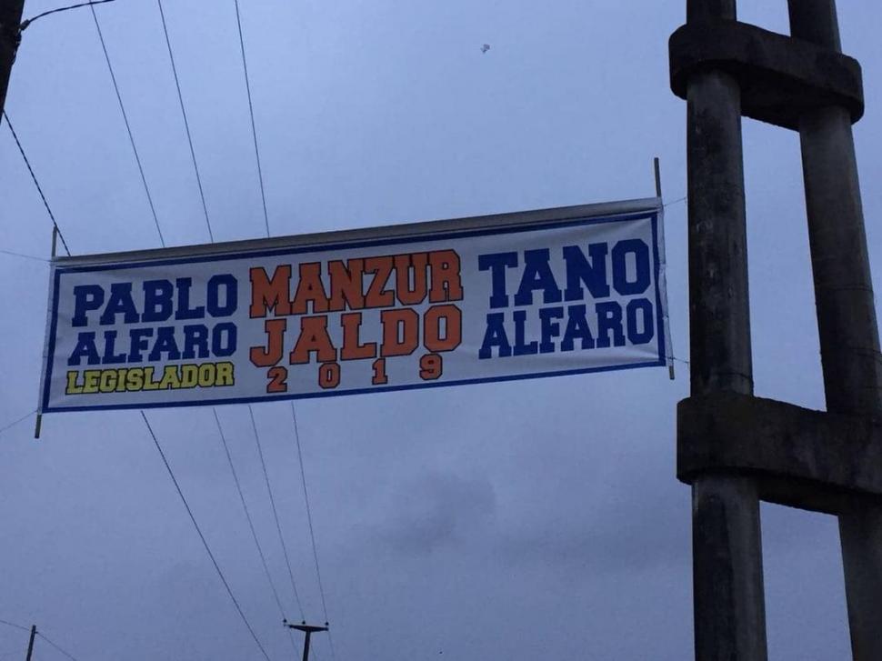 EN LA SECCIÓN ESTE. Pablo Alfaro, hijo del “Tano” Alfaro, buscará repetir como legislador apoyando a la fórmula. 