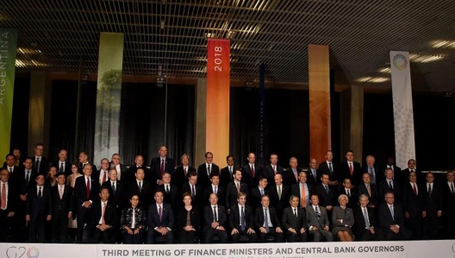 PRIMERA JORNADA. La cumbre de Finanzas del Grupo de los Veinte (G20) en Buenos Aires.