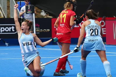 Luego del susto, las Leonas golearon a España