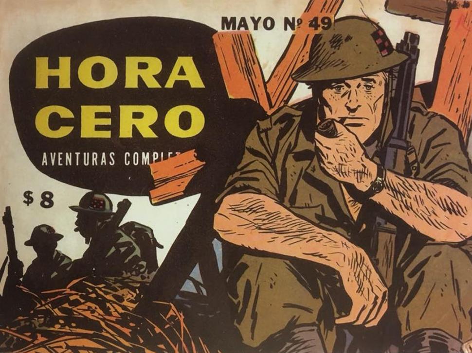 CLÁSICA	. La ilustración de una portada de la revista Hora Cero.