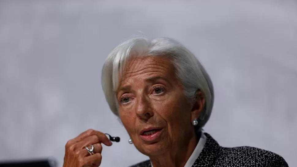 CONTUNDENTE. Lagarde no dudó al asegurar que la inflación va a bajar. reuters