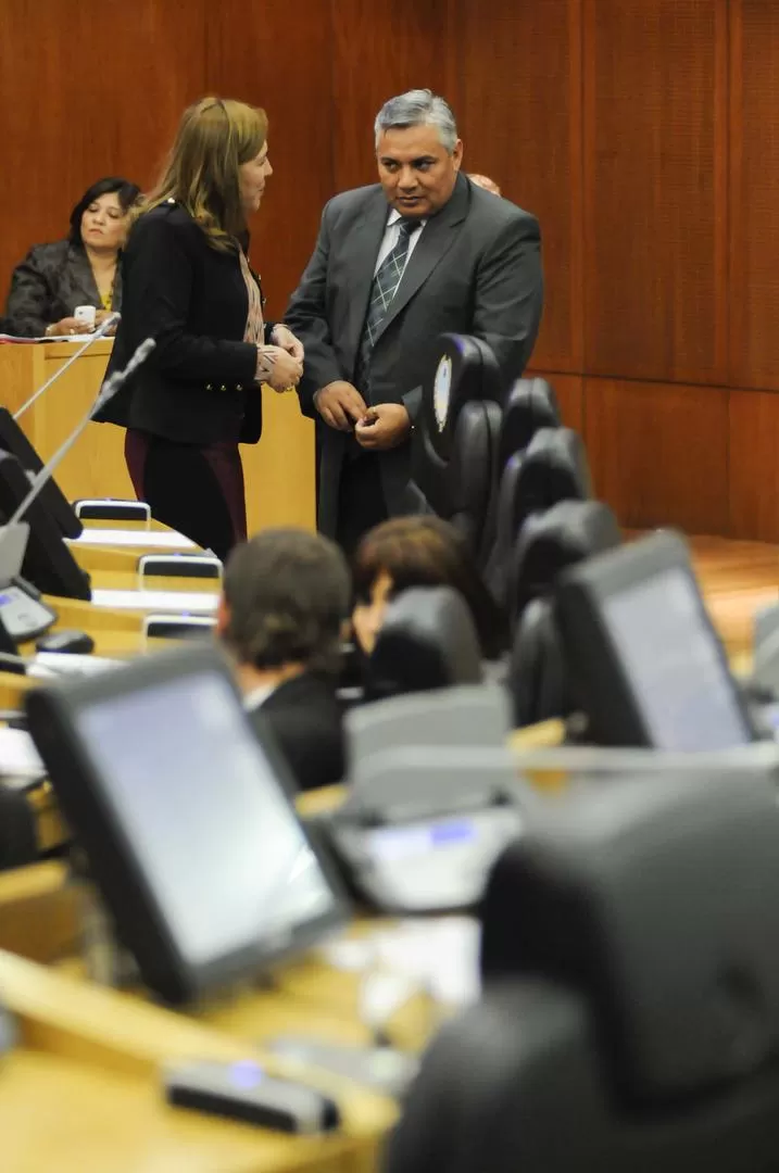 EN LA COMPOSICIÓN ANTERIOR. Ávila y Toscano compartieron el recinto legislativo entre 2011 y 2015. prensa legislatura