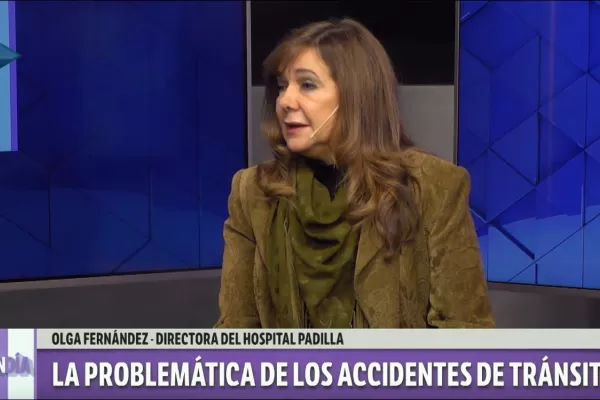 Olga Fernández: por mes ingresan más de 500 pacientes por accidentes de tránsito