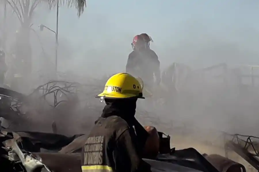 Así quedó la planta de gas de Concepción tras las explosiones