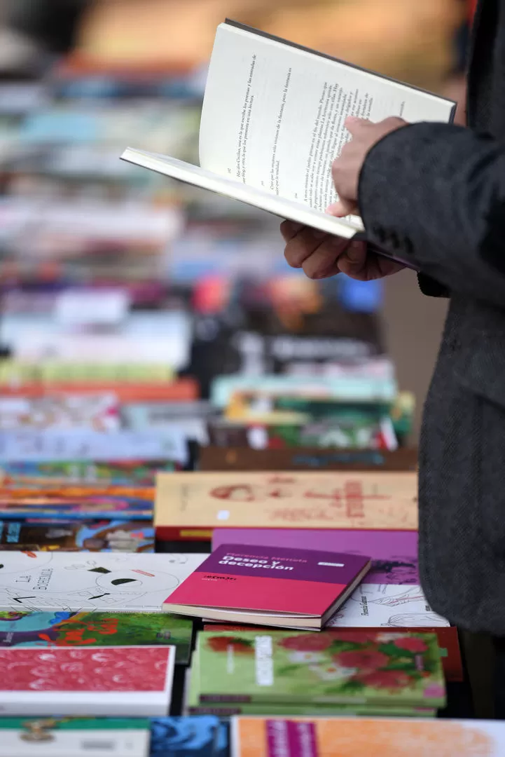 OFERTA. En el Festival, los tucumanos pueden encontrar libros de autores tucumanos y de otras zonas de Argentina. la gaceta / fotos de DIEGO ARAOZ