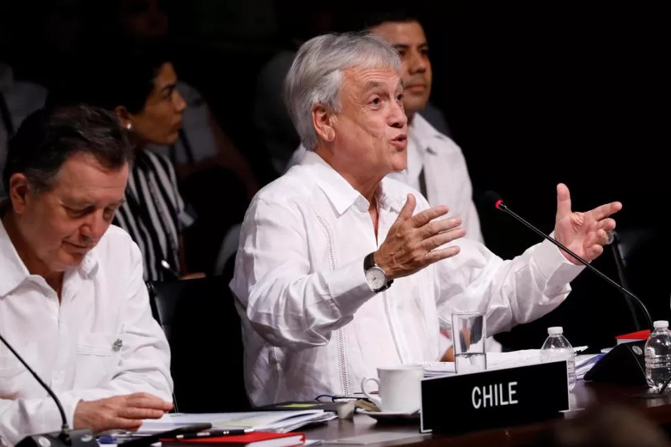 LA DEMANDA. “Jamás debe encubrir un crimen”, exigió Piñera a la Iglesia. reuters