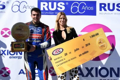 Lambiris, el rey del carrerón en Rafaela