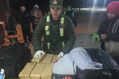 Confiscaron 33 kilos de marihuana transportados en colectivos de larga distancia