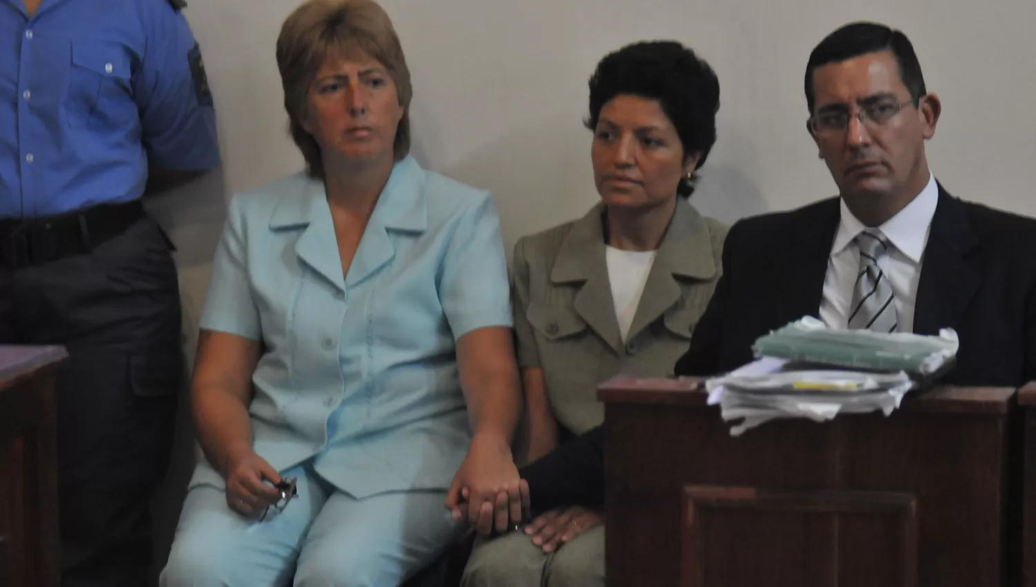 CONDENA. Acosta y Fernández escucharon la sentencia hace nueve años. 