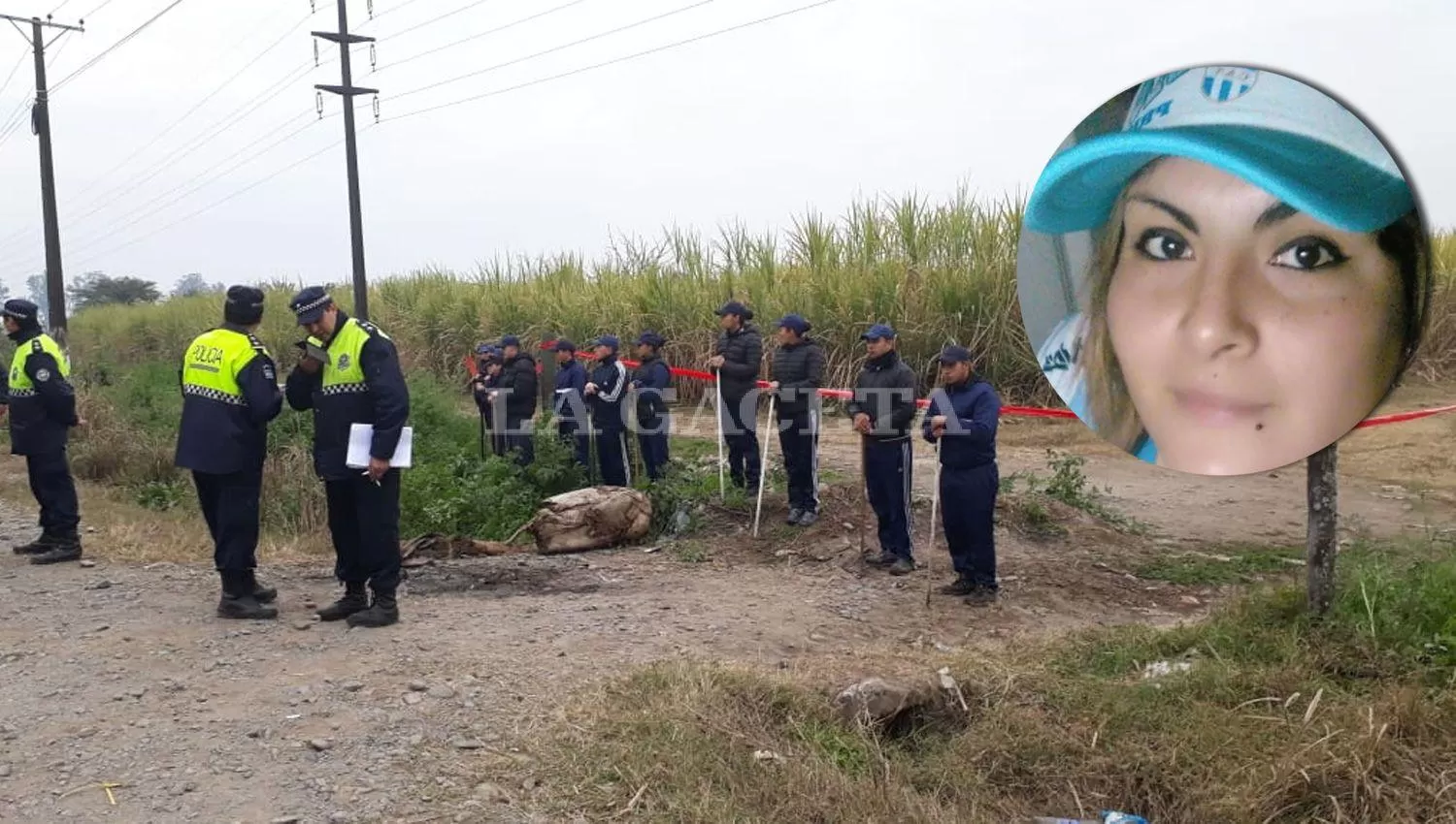EN UN CAÑAVERAL. Los restos de la joven fueron encontrados a unos 20 metros de la ruta 301.